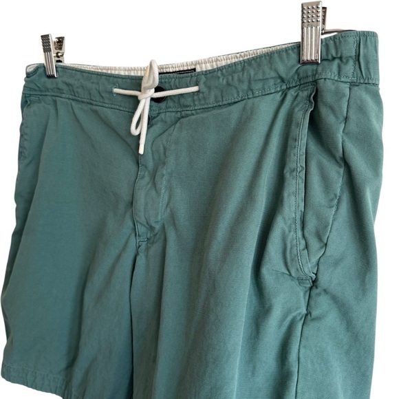 Abercrombie & Fitch Green 100% Cotton Shorts, Drawstring Waist, Size M - Picture 2 of 5